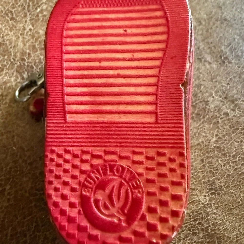 Handmade leather St. Lucia Keychain Sandal